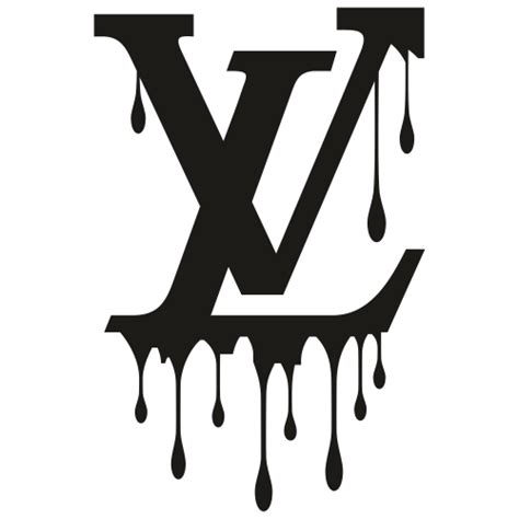 louis vuitton drip logo png